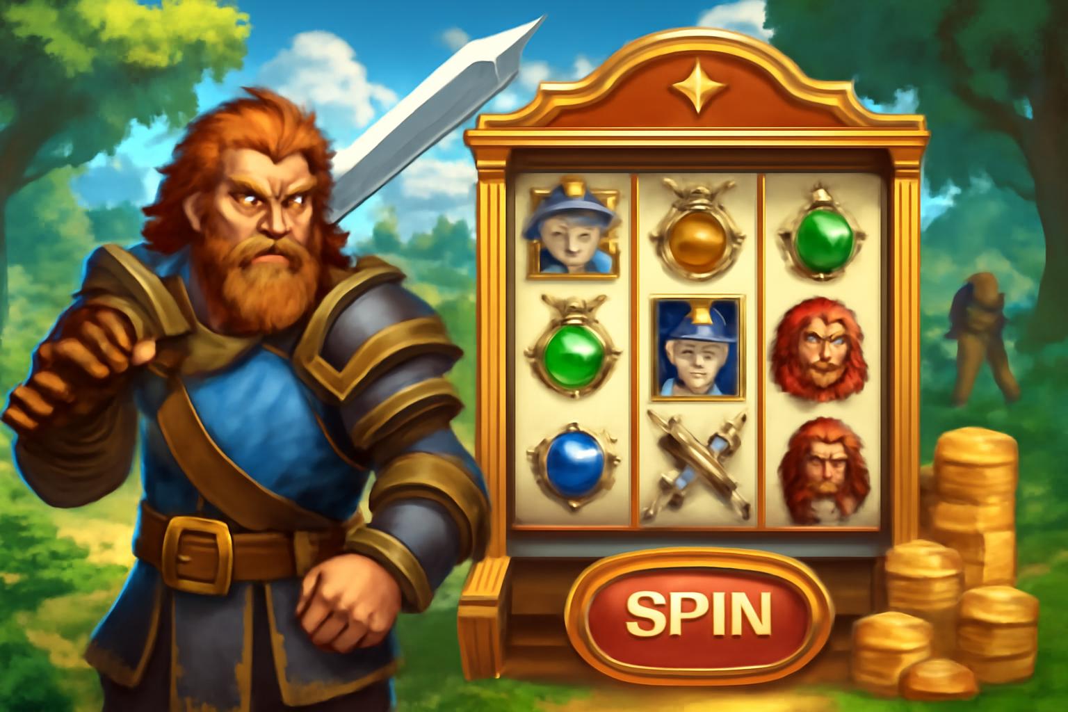 Explore o mundo das slot machines no AMORPG Casino